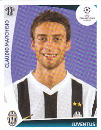 Claudio Marchisio Juventus FC samolepka UEFA Champions League 2009/10 #29
